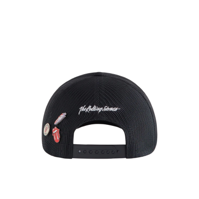 Кепка KITH x Rolling Stones Nolan Trucker Black купить в интернет-магазине Kicksmania