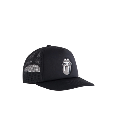 Кепка KITH x Rolling Stones Nolan Trucker Black купить в интернет-магазине Kicksmania