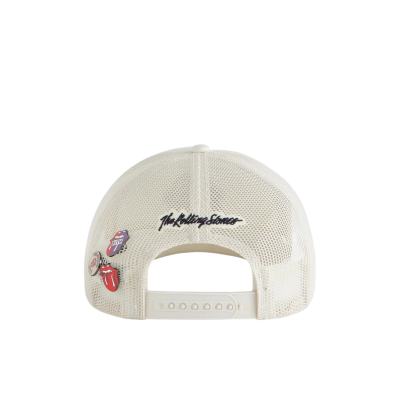 Кепка KITH x Rolling Stones Nolan Trucker Cream купить в интернет-магазине Kicksmania