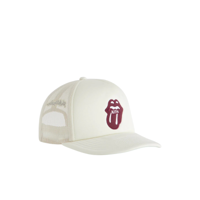 Кепка KITH x Rolling Stones Nolan Trucker Cream купить в интернет-магазине Kicksmania