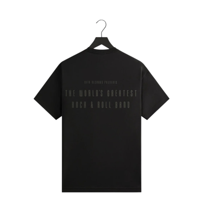 Футболка KITH x Rolling Stones Monogram Tongue Black купить в интернет-магазине Kicksmania