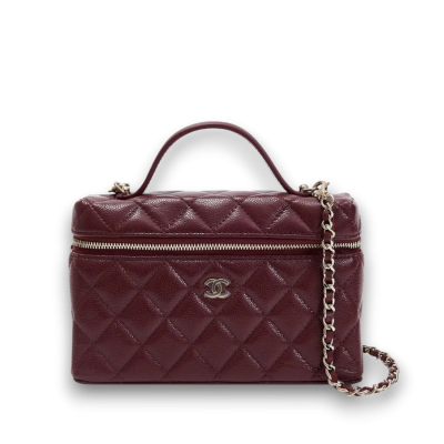 Сумка Chanel Vanity Burgundy купить в интернет-магазине Kicksmania