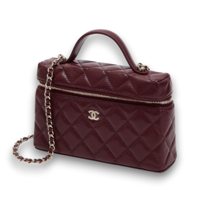 Сумка Chanel Vanity Burgundy купить в интернет-магазине Kicksmania