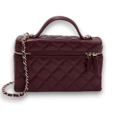 Сумка Chanel Vanity Burgundy купить в интернет-магазине Kicksmania