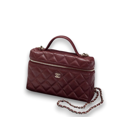 Сумка Chanel Vanity Burgundy купить в интернет-магазине Kicksmania