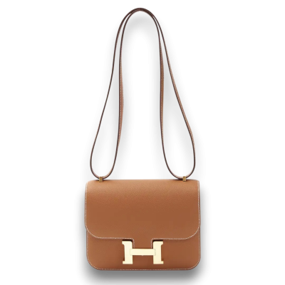 Сумка Hermes Constance 18 Mini Gold GHW купить в интернет-магазине Kicksmania