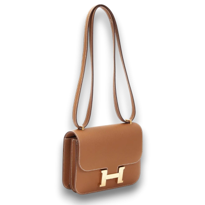 Сумка Hermes Constance 18 Mini Gold GHW купить в интернет-магазине Kicksmania