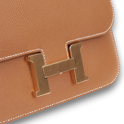 Сумка Hermes Constance 18 Mini Gold GHW купить в интернет-магазине Kicksmania