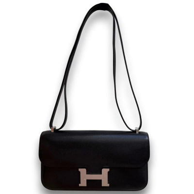Сумка Hermes Constance Elan Chèvre Chamkila Noir Silver купить в интернет-магазине Kicksmania