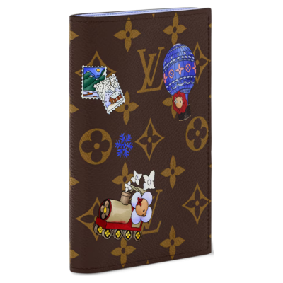 Обложка для паспорта Louis Vuitton Charms Christmas 2025 Blue Frost купить в интернет-магазине Kicksmania