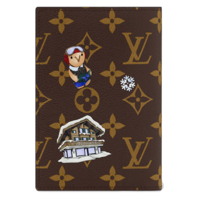 Обложка для паспорта Louis Vuitton Charms Christmas 2025 Blue Frost купить в интернет-магазине Kicksmania