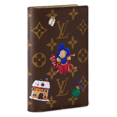 Обложка для паспорта Louis Vuitton Charms Christmas 2025 Iced Gold купить в интернет-магазине Kicksmania