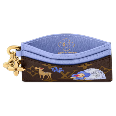 Кардхолдер Louis Vuitton Charms Christmas 2025 Blue Frost купить в интернет-магазине Kicksmania