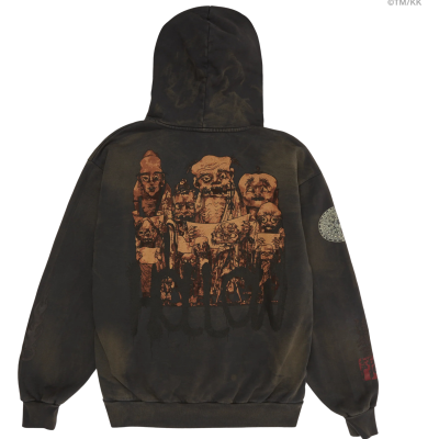 Толстовка TRAVIS SCOTT X TAKASHI MURAKAMI HOLLOW HOODIE купить в интернет-магазине Kicksmania