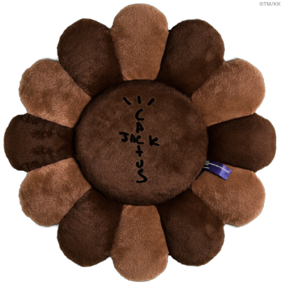 Подушка TRAVIS SCOTT X TAKASHI MURAKAMI FLOWER JUMBO PLUSH 2M BROWN купить в интернет-магазине Kicksmania