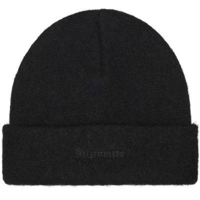 Шапка Supreme Mohair Black купить в интернет-магазине Kicksmania
