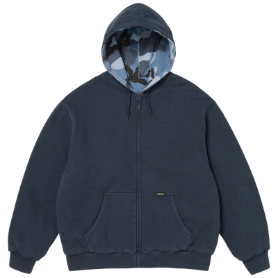 Толстовка Supreme Reversible Zip-Hoodie Blue купить в интернет-магазине Kicksmania