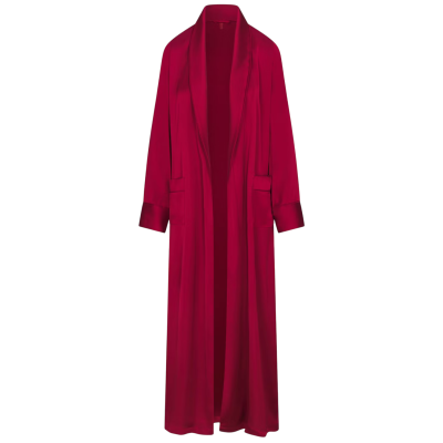 Длинный халат SKIMs Woven Shine Brick купить в интернет-магазине Kicksmania