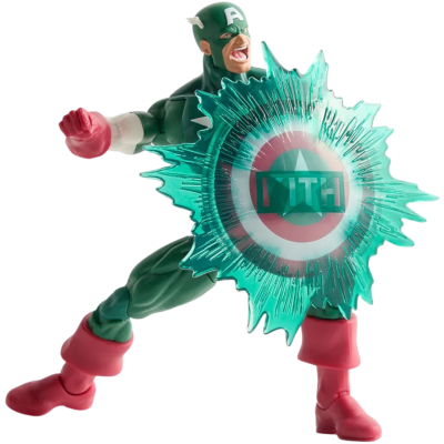 Фигурка Kith x Marvel Hasbro Legends Captain America купить в интернет-магазине Kicksmania