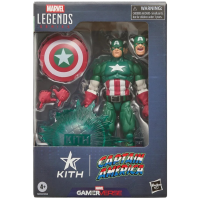 Фигурка Kith x Marvel Hasbro Legends Captain America купить в интернет-магазине Kicksmania