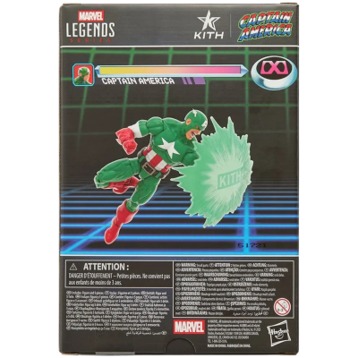 Фигурка Kith x Marvel Hasbro Legends Captain America купить в интернет-магазине Kicksmania