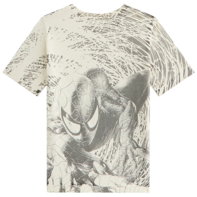 Футболка Kith x Marvel Spiderman All-Over Printed Vintage Tee Kids купить в интернет-магазине Kicksmania