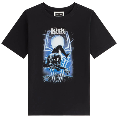 Футболка Kith x Marvel Symbiote Spiderman Vintage Tee Kids купить в интернет-магазине Kicksmania