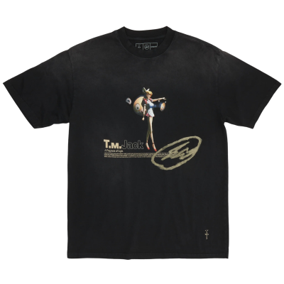 Футболка TRAVIS SCOTT X FRAGMENT X TAKASHI MURAKAMI TOKYO JACK TEE купить в интернет-магазине Kicksmania
