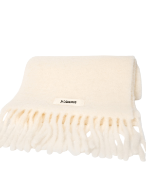 Шарф JACQUEMUS The Carro Off White купить в интернет-магазине Kicksmania