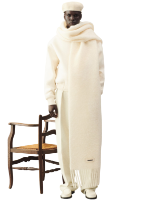 Шарф JACQUEMUS The Carro Off White купить в интернет-магазине Kicksmania