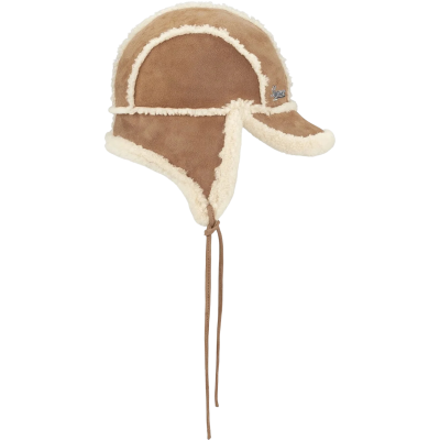 Шапка Supreme SHEARLING LINED EARFLAP CAP Beige купить в интернет-магазине Kicksmania