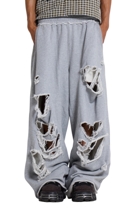 Штаны Jaded London Distressed Baggy Monster Joggers Grey купить в интернет-магазине Kicksmania