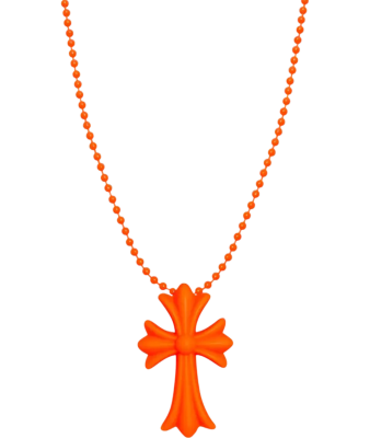 Оранжевая пластиковая подвеска Chrome Hearts купить в интернет-магазине Kicksmania