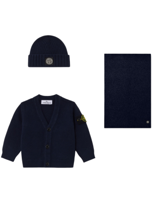 Детский набор из шерсти и кашемира Stone Island купить в интернет-магазине Kicksmania