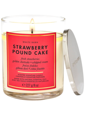 Свечка BATH&BODY WORKS 1-WICK STRAWBERRY POUND CAKE купить в интернет-магазине Kicksmania
