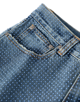 Джинсы Birth Of Royal Child 20K Diamond Stellar BLUE купить в интернет-магазине Kicksmania