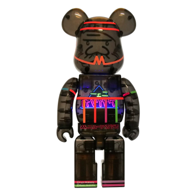 BearBrick New Akatsuka Bakabon Papa 400% купить в интернет-магазине Kicksmania