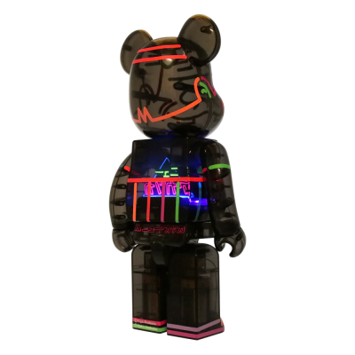 BearBrick New Akatsuka Bakabon Papa 400% купить в интернет-магазине Kicksmania