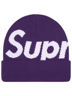 Шапка Supreme Big Logo Purple купить в интернет-магазине Kicksmania