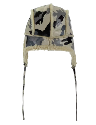 Кепка Supreme Shearling Lined Earflap Snow Camo купить в интернет-магазине Kicksmania