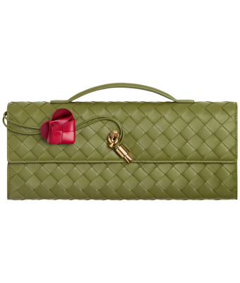 Клатч Bottega Venetta Andiamo Matcha купить в интернет-магазине Kicksmania