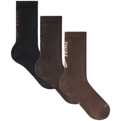 Носки NikeSkims DRI-FIT CREW SOCK 3-PACK Dark Sepia купить в интернет-магазине Kicksmania