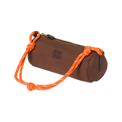 Сумка Miu Miu gabardine brown купить в интернет-магазине Kicksmania