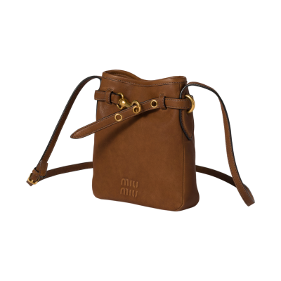 Мешок Miu Miu in nappa brown купить в интернет-магазине Kicksmania
