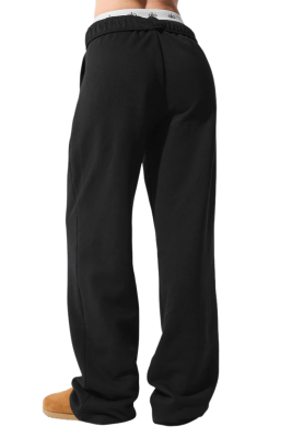 Штаны Alo Yoga ACCOLADE STRAIGHT LEG Black купить в интернет-магазине Kicksmania