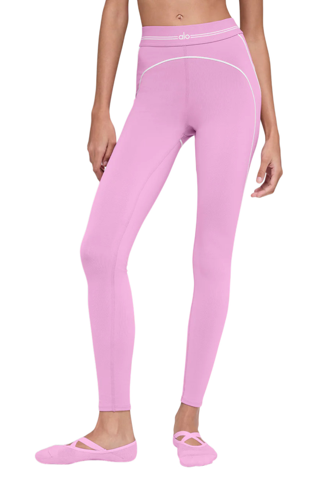 Штаны Леггинсы Alo Yoga Airbrush Pink купить с доставкой по всей
