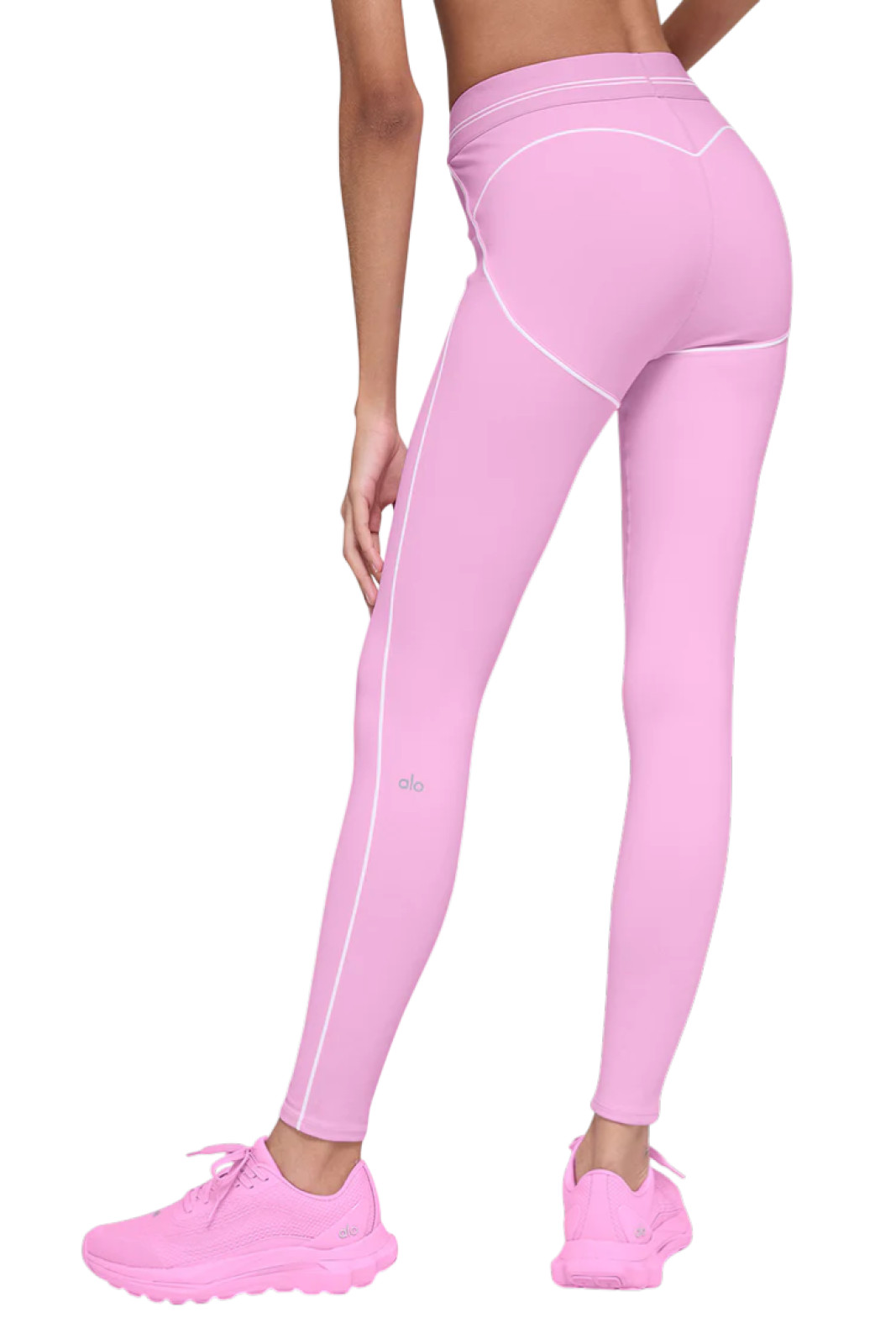 Штаны Леггинсы Alo Yoga Airbrush Pink купить с доставкой по всей