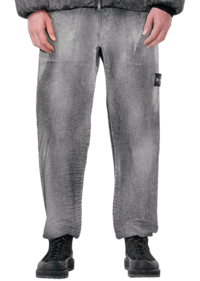 Штаны Stone Island DENSE NYLON-TC HAND SPRAYED REFLECTIVE купить в интернет-магазине Kicksmania