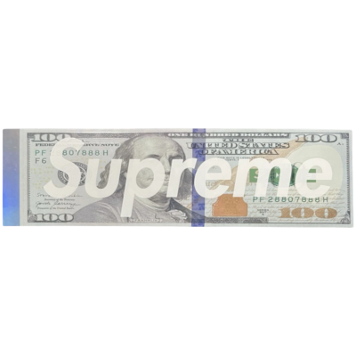 Стикер Supreme Dollar Sticker купить в интернет-магазине Kicksmania