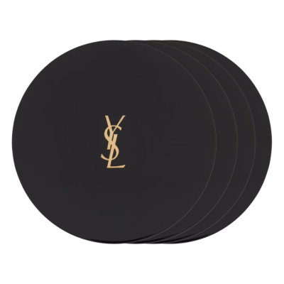 Подставки под стаканы Saint Laurent CASSANDRE IN LACQUERED WOOD Black купить в интернет-магазине Kicksmania